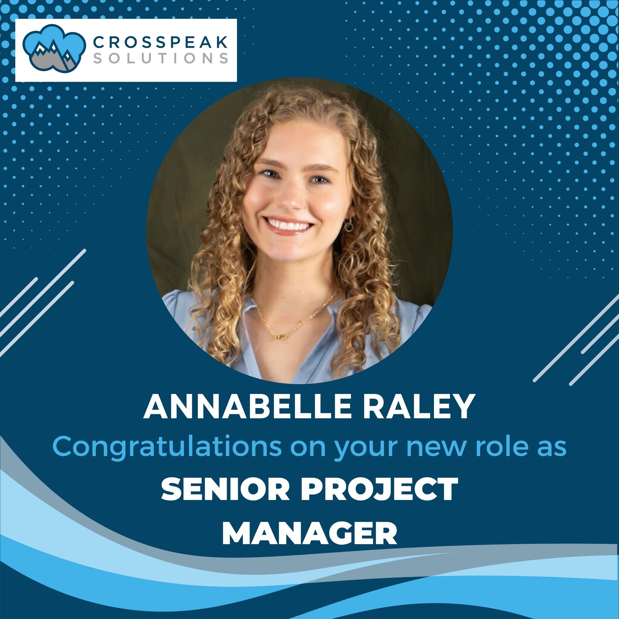 Annabelle Raley promoted to Senior Project Manager